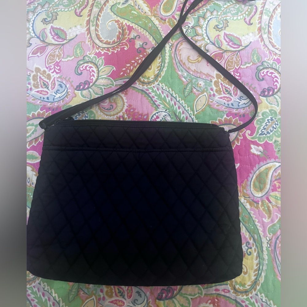 Vera Bradley Quilted Black Crossbody Bag